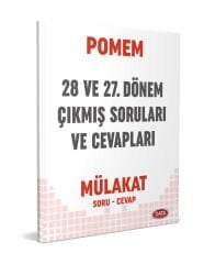 Pomem 28. ve 27. Dönem Mülakat Çıkmış Sorular ve Cevapları Data Yayınları