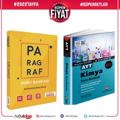 Aydın Yayınları AYT Kimya ve AKM Paragraf Soru Bankası Seti  Kitap