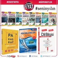 2022 Tayfa Dev Konu Seti ve AKM Paragraf Dil Bilgisi ile Apotemi Problemler Soru Bankası Seti