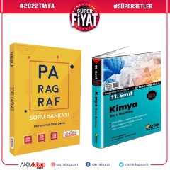 Aydın Yayınları 11.Sınıf Kimya ve AKM Paragraf Soru Bankası Seti 2 Kitap