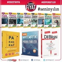 2022 Tayfa Dev Konu Seti ve AKM Paragraf Dil Bilgisi ile Aktif Öğrenme Problemler Soru Bankası Seti