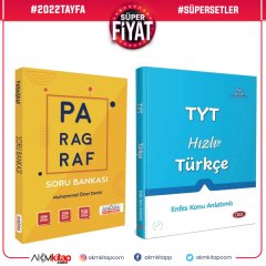 Data Yayınları TYT Türkçe Enfes Konu ve AKM Paragraf Soru Bankası Seti 2 Kitap