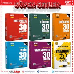 Pegem Yayınları 2026 KPSS Lisans Fulleten Deneme Seti 6 Kitap