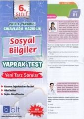 6. Sınıf Sosyal Bilgiler Yaprak Test YENİ Bulut Eğitim
