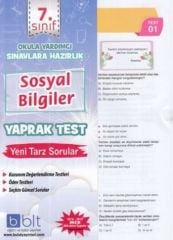 7. Sınıf Sosyal Bilimler Yaprak Test YENİ Bulut Eğitim