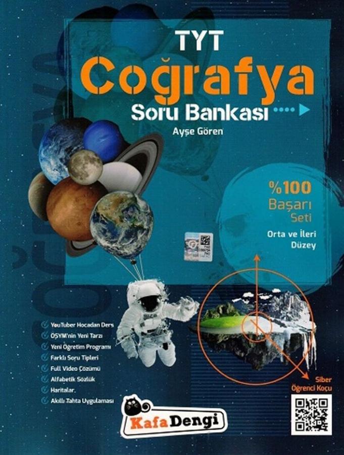 TYT Coğrafya Orta ve İleri Düzey Soru Bankası Kafa Dengi Yayınları