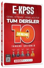 EKPSS 10 Deneme Çözümlü İndeks Akademi