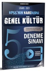 2021 KPSS Lisans Genel Kültür Video Çözümlü 5 Deneme Sınavı Paragon Yayıncılık