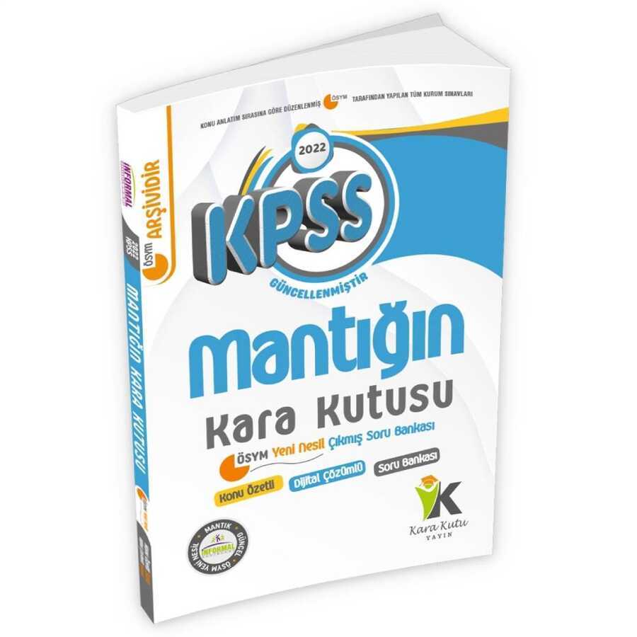 KPSS Mantığın Kara Kutusu Tamamı Çözümlü Soru Bankası İnformal Yayınları
