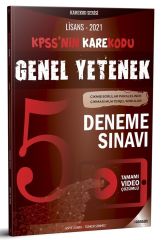 2021 KPSS Lisans Genel Yetenek Video Çözümlü 5 Deneme Sınavı Paragon Yayıncılık