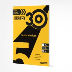 5. Sınıf Sosyal Bilgiler 30 lu Deneme Hız Yayınları