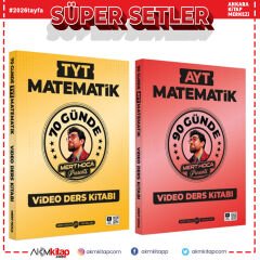 Mert Hoca TYT ve AYT 70 Gün ile 90 Günde Matematik Video Ders Kitabı Seti 2 Kitap
