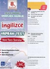 8. Sınıf İngilizce Yaprak Test YENİ Bulut Eğitim