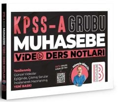 KPSS A Grubu Muhasebe Video Ders Notları Benim Hocam Yayınları