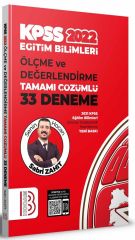 2022 KPSS Eğitim Bilimleri Ölçme ve Değerlendirme Tamamı Çözümlü 33 Deneme Benim Hocam Yayınları