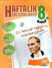 8. Sınıf T. C. İnkılap Tarihi ve Atatürkçülük Haftalık Çalışmalarım Batı Akademi Yayınları