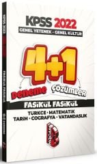 2022 KPSS Genel Yetenek Genel Kültür 4+1 Fasikül Deneme Benim Hocam