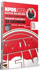 2022 KPSS Eğitim Bilimleri Gelişim Psikolojisi Tamamı Çözümlü 33 Deneme Benim Hocam Yayınları