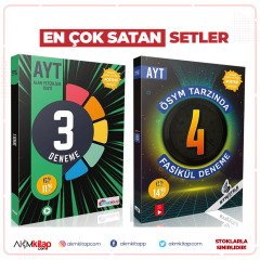 KöşeBilgi AYT 3 Fasikül Deneme ve Strateji AYT 4 Deneme Seti 2 Kitap