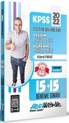 2022 KPSS Eğitim Bilimleri Gelişim Psikolojisi ve Öğrenme Psikoloji 15+15 Deneme Sınavı Hocawebde Yayınları