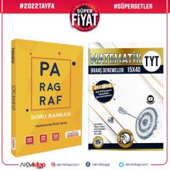 Bilgi Sarmal TYT Matematik Deneme ve AKM Paragraf Soru Bankası Seti 2 Kitap