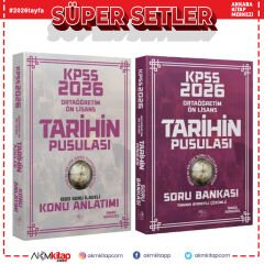 CBA Yayınları 2026 KPSS Lise Önlisans Tarihin Pusulası Konu ve Soru Seti 2 Kitap