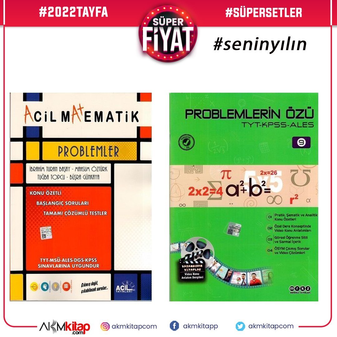 Acil Problemler ve Merkez Problemlerin Özü Seti