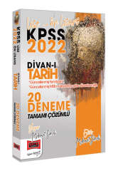 2022 KPSS Lise Ön Lisans Divanı Tarih Tamamı Çözümlü 20 Deneme Yargı Yayınları