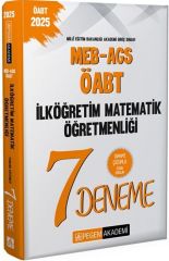 2025 MEB AGS ÖABT İlköğretim Matematik Öğretmenliği Tamamı Çözümlü 7 Deneme Pegem Akademi