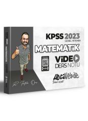 2023 KPSS Matematik Video Ders Notu HocaWebde Yayınları
