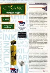 8. Sınıf T.C. İnkılap Tarihi ve Atatürkçülük Efsane Çek Kopart Yaprak Test Açı Yayınları