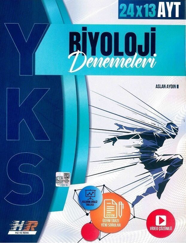 AYT Biyoloji 24x13 Denemeleri Hız ve Renk Yayınları