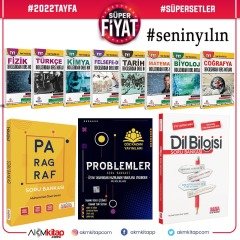 2022 Tayfa Dev Konu Seti ve AKM Paragraf Dil Bilgisi ile Çöz Kazan Problemler Soru Bankası Seti