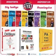 2022 Tayfa Pomodoro Konu ve AKM Paragraf Dil Bilgisi ile Benim Hocam Taktiklerle Problemler Soru Bankası Seti