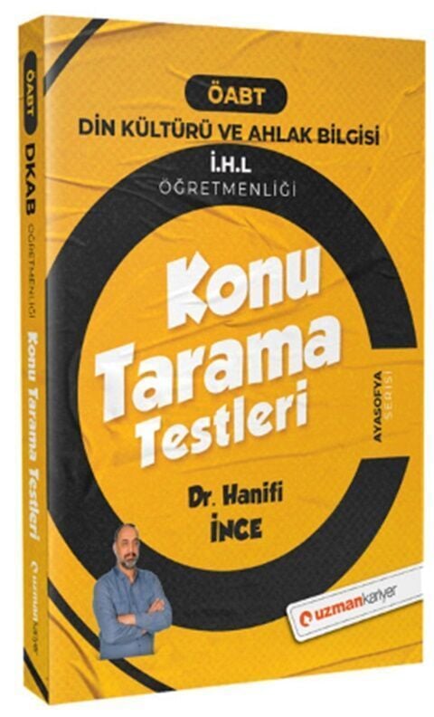 2022 ÖABT Din Kültürü ve İmam Hatip Lisesi Öğretmenliği Konu Tarama Testleri Uzman Kariyer Yayınları