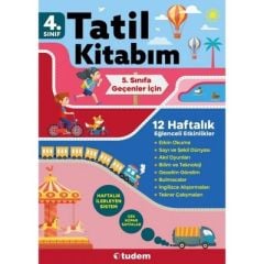 4. Sınıf Tatil Kitabım Tudem Yayınları