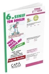 6. Sınıf Tüm Dersler Yaprak Test Çapa Yayınları