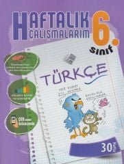 6. Sınıf Türkçe Haftalık Çalışmalarım 30 Hafta Batı Akademi Yayınları