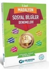 Gezegen Yayınları 5. Sınıf Sosyal Bilgiler Madalyon 20 li Denemeleri