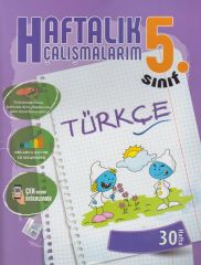 5. Sınıf Türkçe Haftalık Çalışmalarım 30 Hafta Batı Akademi Yayınları