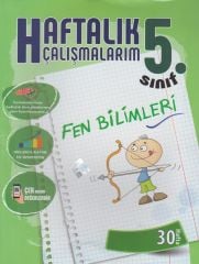 5. Sınıf Fen Bilimleri Haftalık Çalışmalarım 30 Hafta Batı Akademi Yayınları