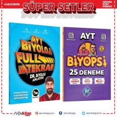 F10 AYT Full Biyoloji Kampı ve KR Biyopsi Deneme Seti 2 Kitap