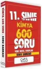 11. Sınıf Kimya Soru Bankası 600 Soru Çapa Yayınları