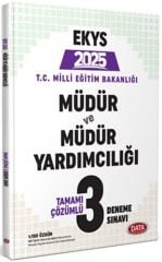 2025 EKYS Müdür ve Müdür Yardımcılığı 3 Deneme Data Yayınları