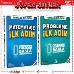 Arı Yayınları 0 Sıfırdan Başla Matematiğe ve Probleme İlk Adım Seti 2 Kitap