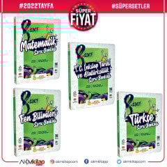 Şeker Portakalı Yayınları 8. Sınıf Türkçe Fen Matematik İnkilap ve Atatürkçülük 4 Kitap Set