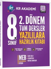8. Sınıf 2. Dönem Tüm Dersler Yazılılara Hazırlık Kitabı KR Akademi
