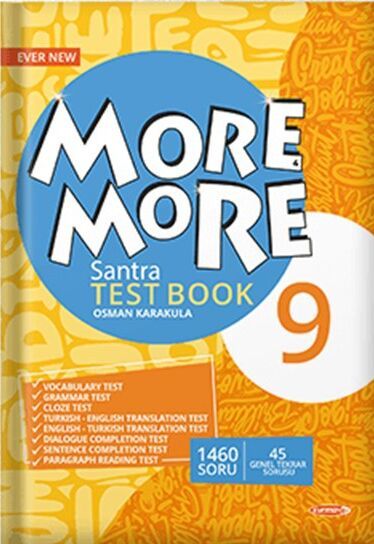 9. Sınıf More More Santra Test Book Kurmay ELT Yayınları