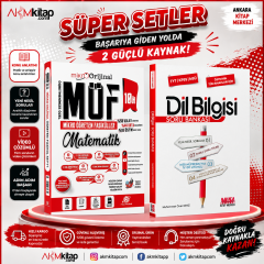 Orijinal Mikro 10. Sınıf Matematik MÖF Mikro Öğreten Fasiküller ve AKM Dil Bilgisi Soru Bankası Seti 2 Kitap