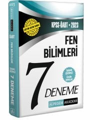 2023 KPSS ÖABT Fen Bilimleri Öğretmenliği 7 Deneme Pegem Yayınları